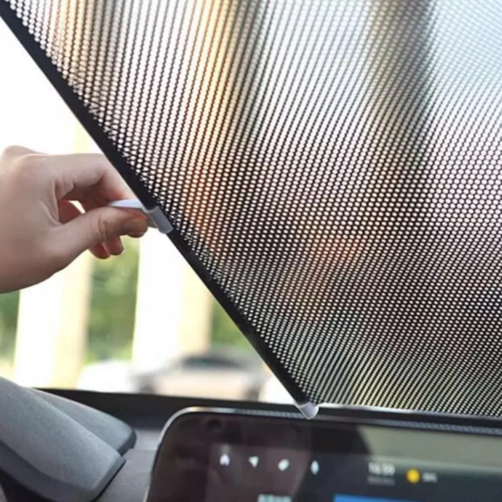 ستارة مظلة السيارة للنافذة الجانبية ، الزجاج الأمامي ، كتلة الشمس ، الغطاء الأسود ، كأس الشفط ، ملحقات السيارات العالمية ، الأمامي والخلفي #5