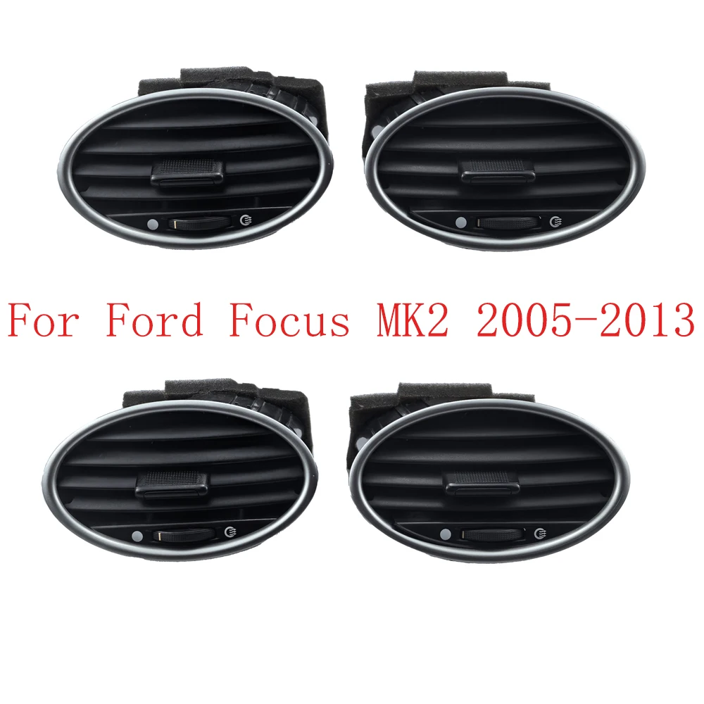 For Ford Focus MK2 2005-2013 4M51-A014L21-AD Front Dash Center Air Conditioning Outlet Vent Grille Assy 4M51A014L21AD