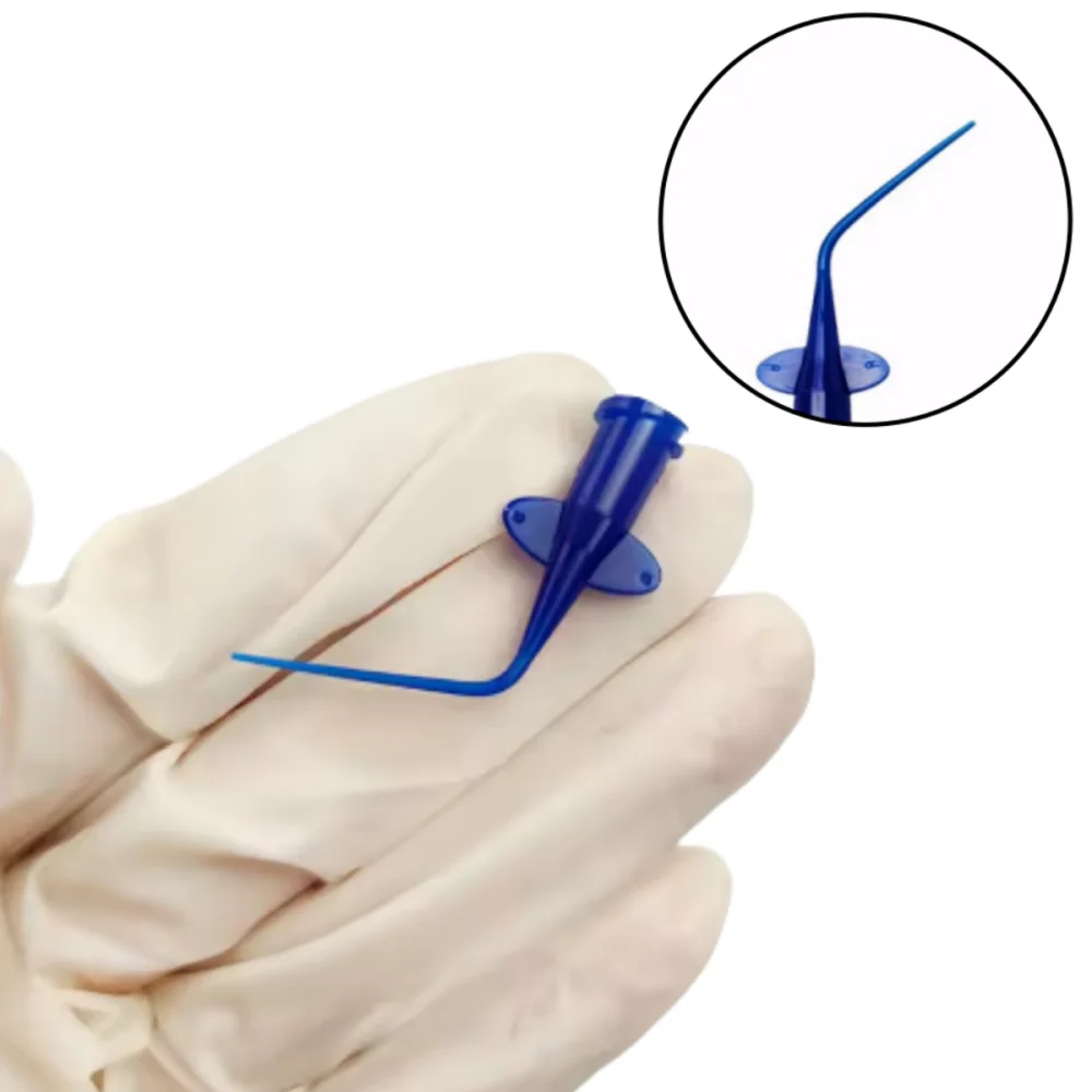 

Disposable Dental Syringe Tip 0.25mm - For Root Canal Irrigation, Medicine Injection & Dental Endodontic Procedures