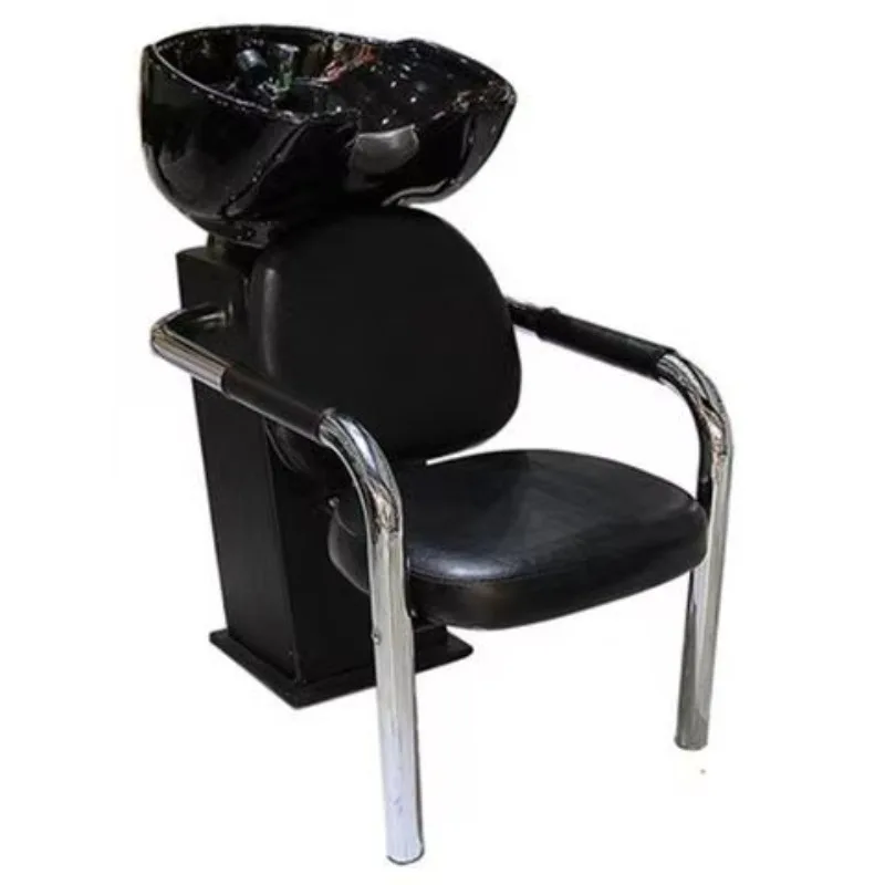 

Black Shampoo Chair Bed Hair Washing for Barber Shop Beauty Hair Salon Furniture Black Basin