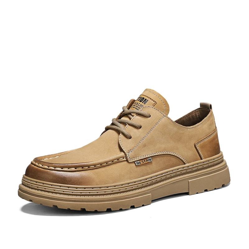 

Men's motorcycle trend new outdoor leisure Martin boots fashionable and versatile, comfortable and breathable men's shoes