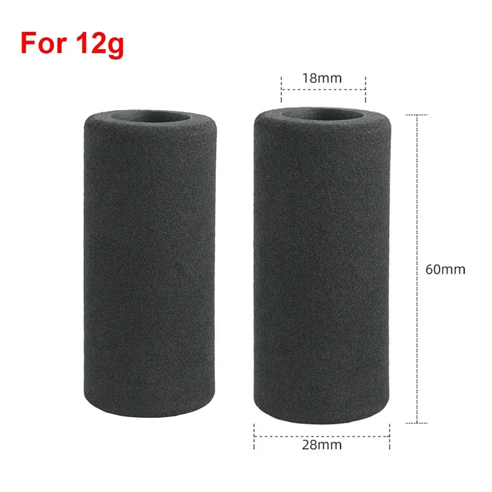 POTEA 2pcs CO2 Pump Protective Case Cartridge Capsule Sponge Cover For 12g/16g Gas Cylinder Cycling Parts Bicycle Accessories