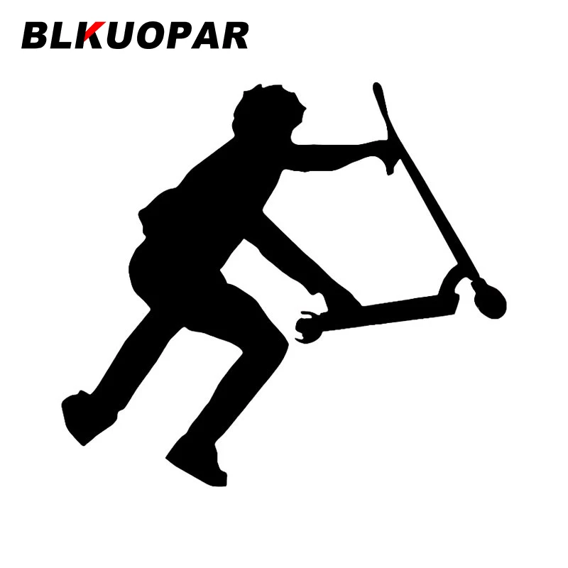 BLKUOPAR-pegatinas para coche y patinete, calcomanía creativa con personalidad, ventanas, motocicleta, aire acondicionado, maletero, caravana, parachoques, accesorios para coche