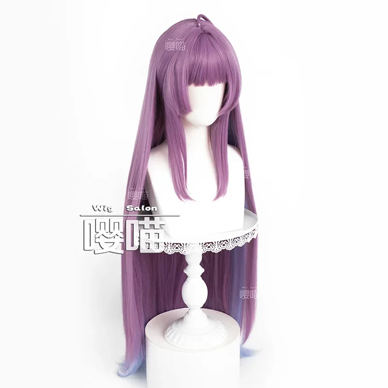 Gioco Azur Lane SN Tashkent Parrucca Cosplay Viola Lunghi Capelli sintetici resistenti al calore Gioco di ruolo per feste di Halloween + Cappellino per parrucca