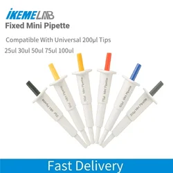 Labor Pipette 20ul 25ul 30ul 50ul 75ul 100ul Pipettenübermikropipette Feste Mini Pipette