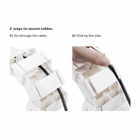 ISRTAO الأبيض كابل العمود الفقري السفلي منظم الكابلات كابل العمود الفقري سلك العمود الفقري كابل كم محطة العمل تنظيف الأنابيب قناة