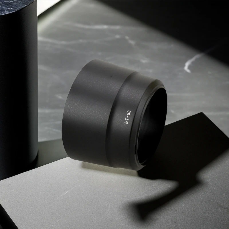 Затемняющая бленда, крышка объектива ET-63, 60 мм, бленда для объектива 750D, 760D, 55-250 мм, защита объектива камеры H7JF