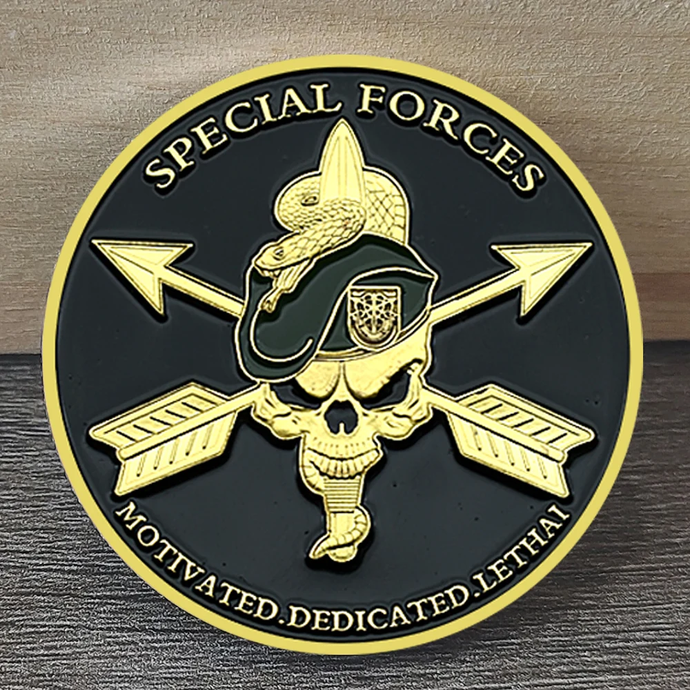 

US Army Special Forces Commemorative Coin Green Beret Challenge Coin Military Collectibles Art Souvenir