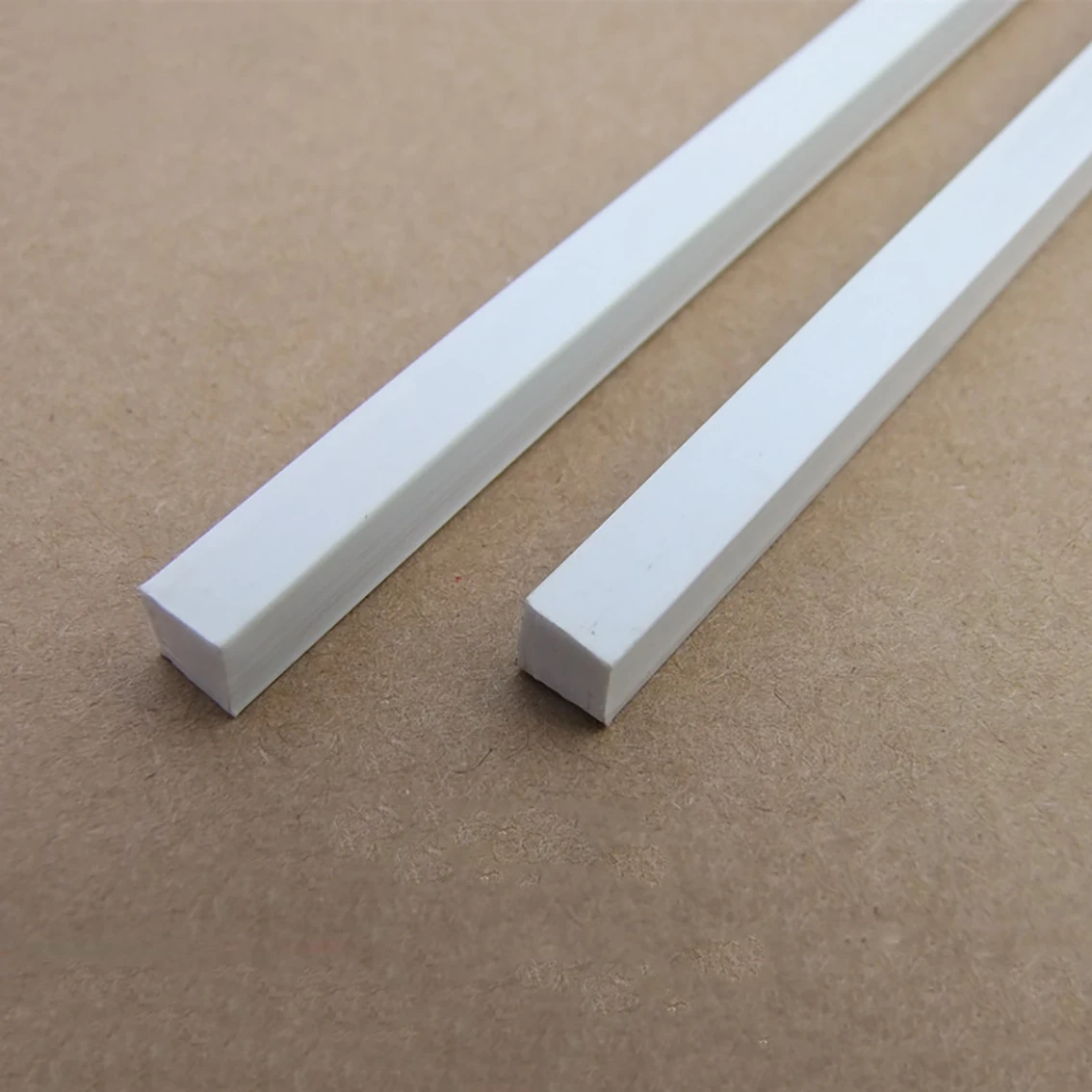 Length 250mm Square ABS Plastic Solid Tube Pipe Diameter 2mm/4mm DIY Material for Model Part Accessories