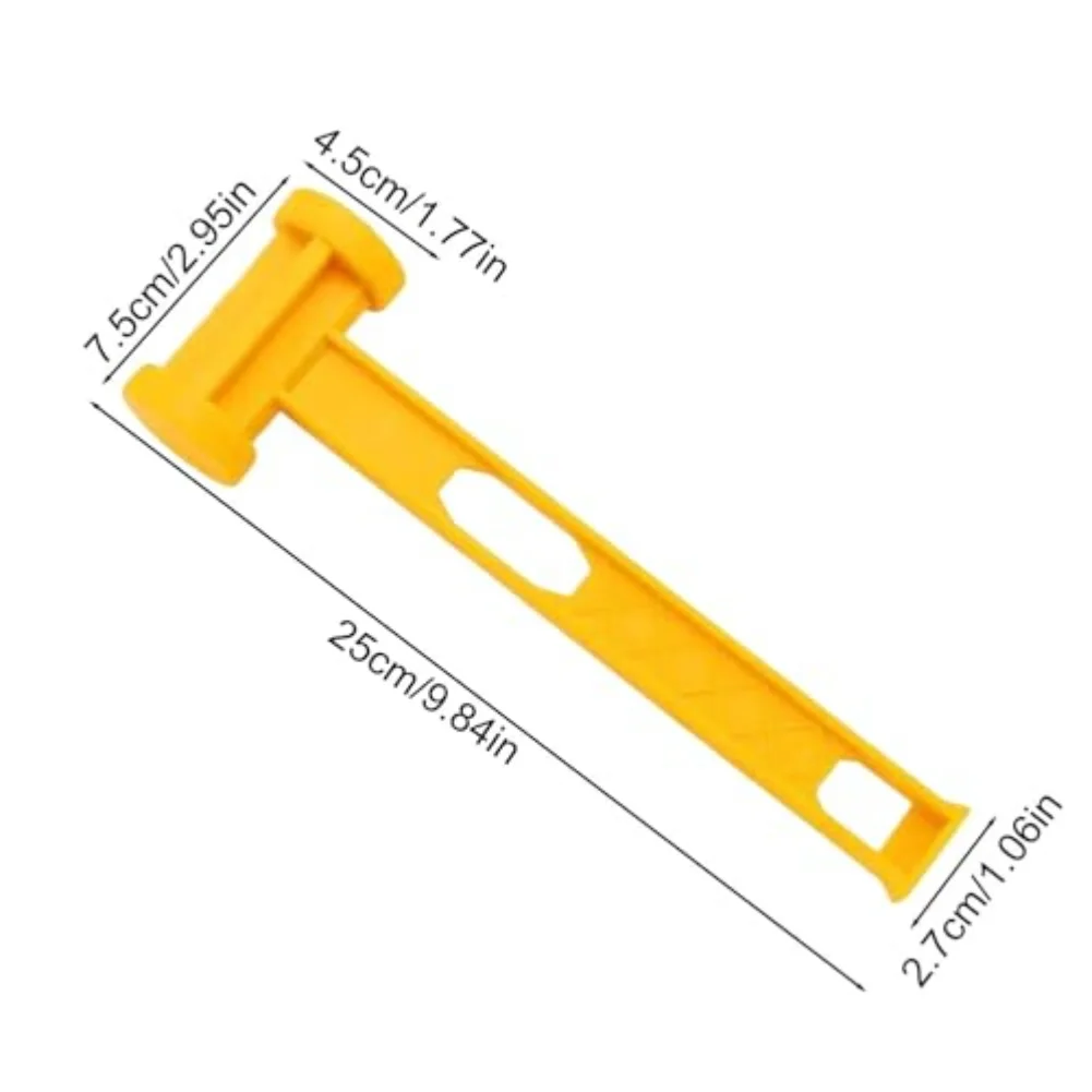 Lightweight Camping Hammer for Tent Pegs Ground Spikes and Tarp Anchors PE Build for Hiking Backpacking and Camping