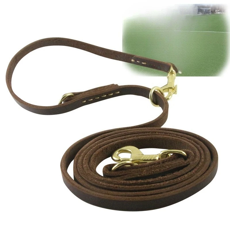 Multi-function pet leash, cowhide dog chain, leash, convenient tether dog leash running rope