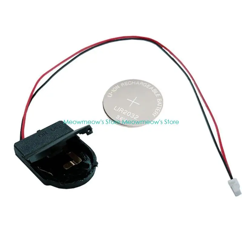 RPI 5 액세서리 용 충전식 배터리 CR2032가있는 W91A 실시간 시계 홀더