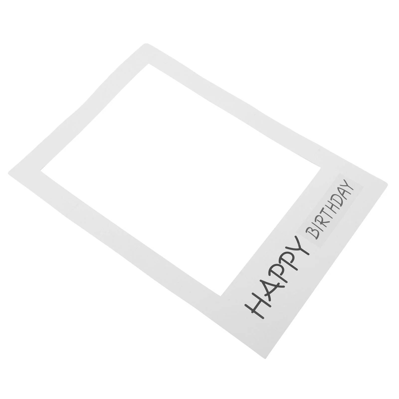 Happy Birthday Photo Props Cutout Prom Special Paper Frames Picture Cutouts DIY