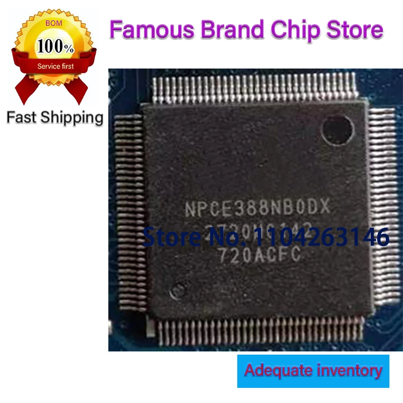 (1/5pieces) NPCE388NB0DX NPCE388NBODX NPCE388 IC QFP 100% brand new original