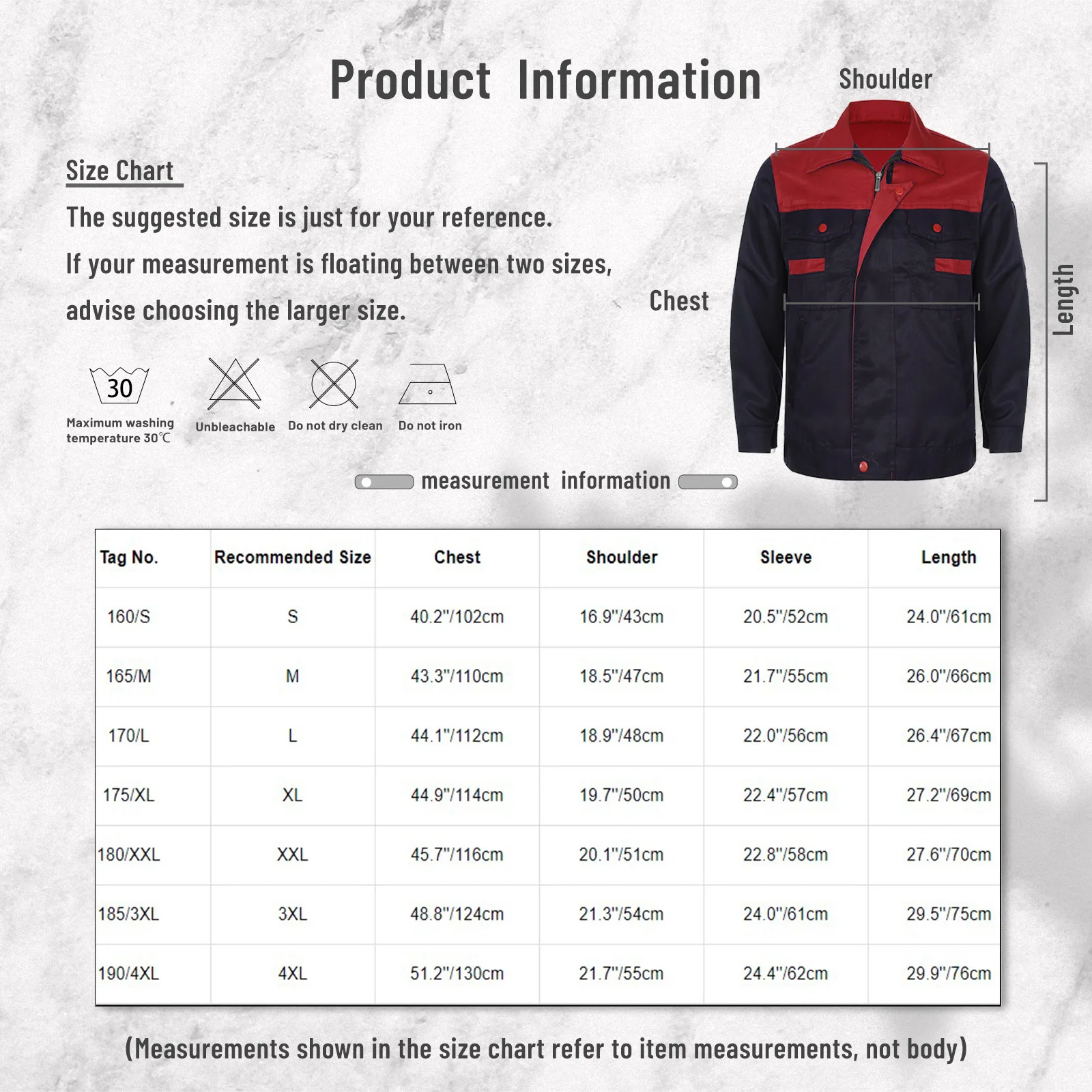 Mechanics Auto Costume Men Women Long Sleeve Workshop Jacket Unisex Warehouse Worker Company Factory Construction Logistic Coat