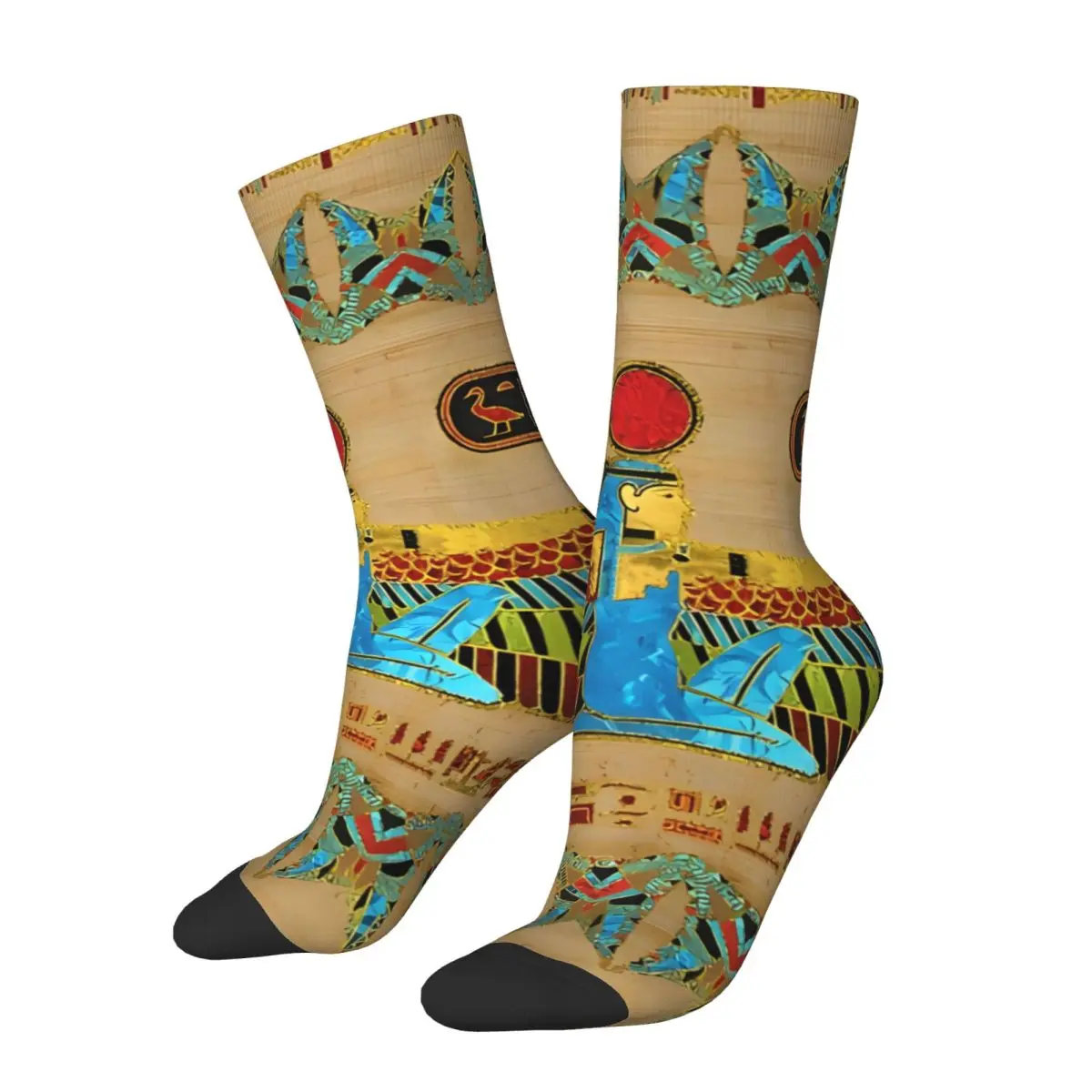 Egyptian Egyptian Mythology Kawaii Socks Hiking Cartoon Pattern Socks