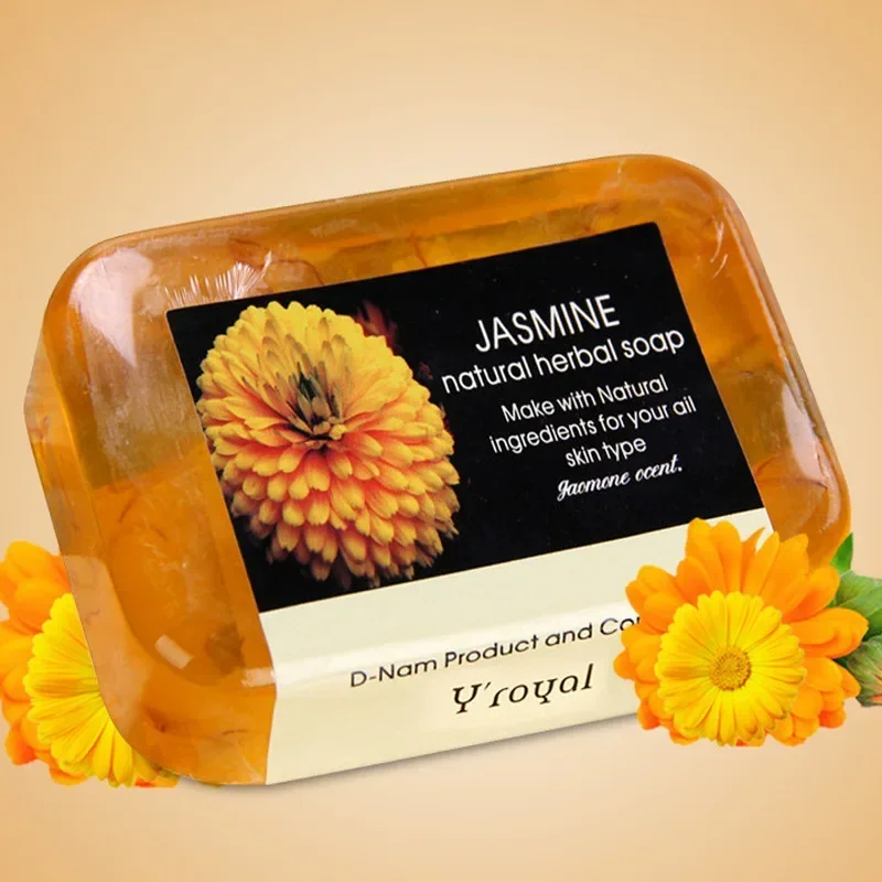 Thai Handmade Soap Marigold Hydrating Essential Oil Cleansing  Jabones Artesalanes