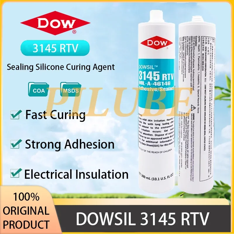 DOWSIL 3145 RTV Silicone Curing Agent Waterproof Insulation and Heat Resistant for Electronic Components DC3145 Original Product