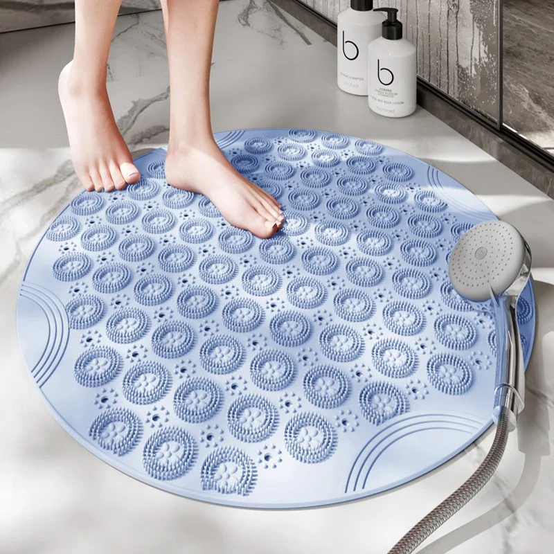 

Bathroom Anti Slip Mat Circular Shower Room Shower Toilet Bathroom Waterproof Foot Mat