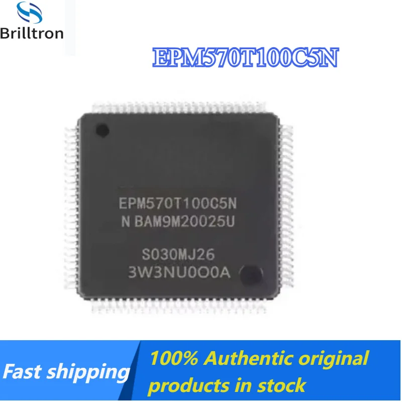 1/5PCS 100% new chip Original EPM570T100C5N EPM570T100I5N CPLD (Complex Programmable Logic Device) 100-TQFP (14×14 mm)