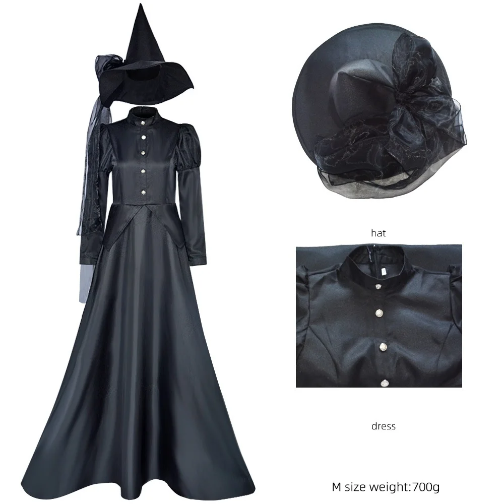 The Wizard Dress Terrifying Evil Witch Cosplay Costume Woman Halloween Cosplay OZ Witch Clothing