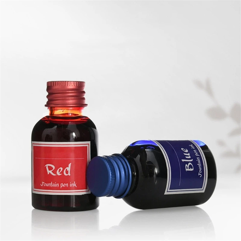 Mực bút đầy màu sắc nguyên chất 30ml Nghệ thuật thư pháp Viết chữ ký Phụ kiện Sử dụng tại nhà