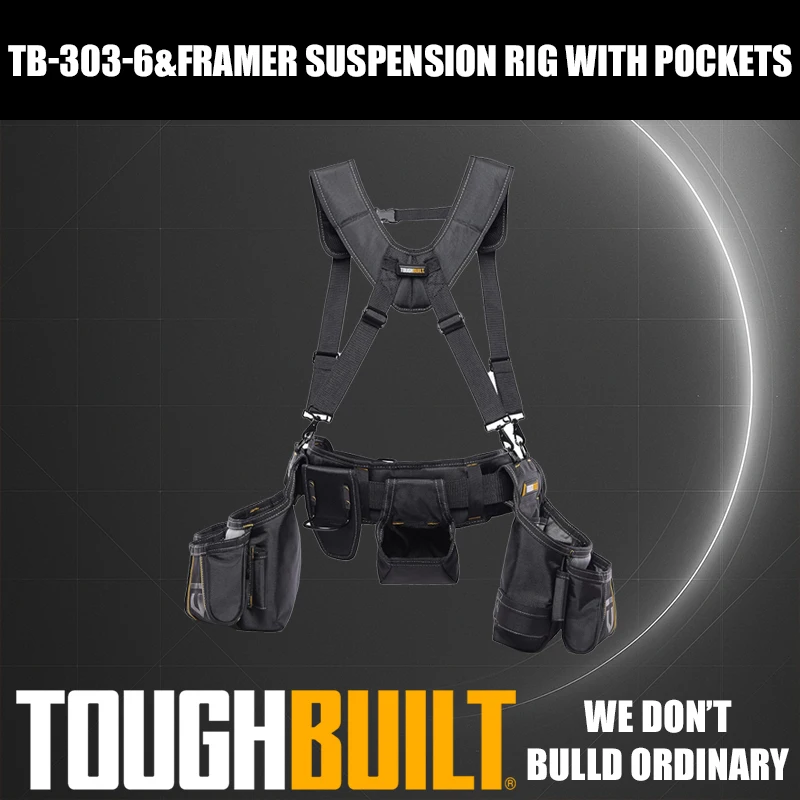 

Подвесная установка ToughBuilt TB-303-6 Framer с карманами, упаковочная сумка для инструментов, организация и хранение инструментов