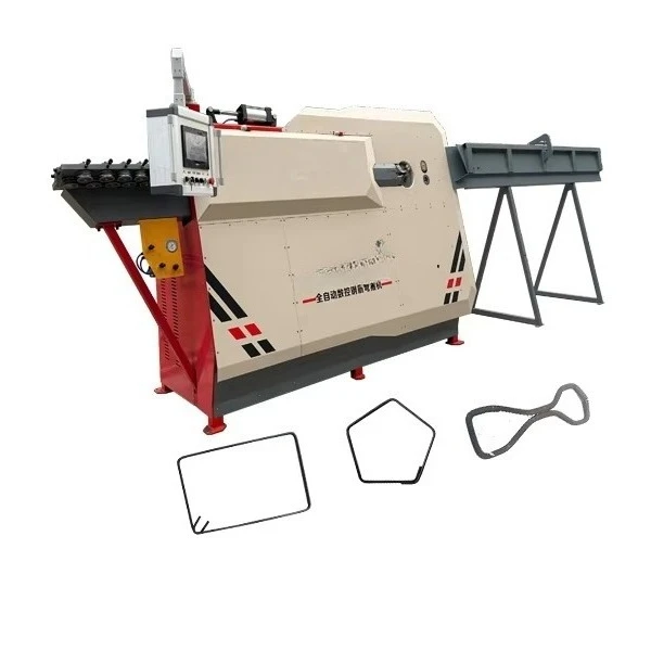 Automatic CNC Rebar Stirrup Bender and Cutter Machine - 4-16 mm Capacity with Ribbed Plate