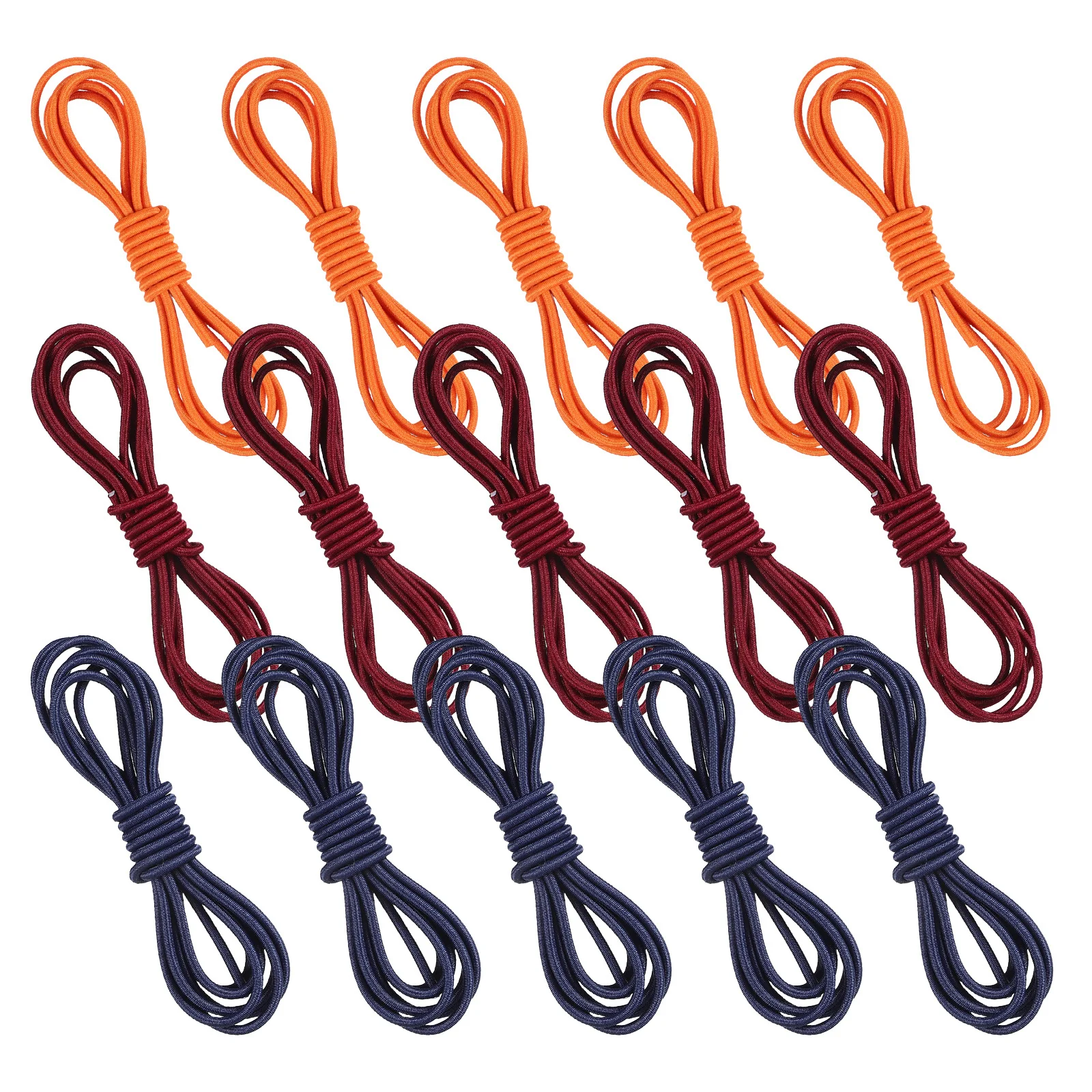 

15Pcs Elastic Band for Notebook Closure - Premium Nylon Stretchable Wrap Cord - Journal Book Binder Strap for Travel Work School