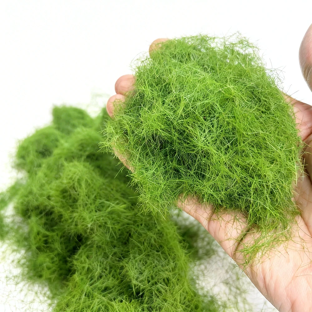 12MM Mini Static Grass Terrain Powder Model Grass Needle Nylon Lawn DIY Artificial Sandtable/Garden/Farm/Raiway Landscape 20G