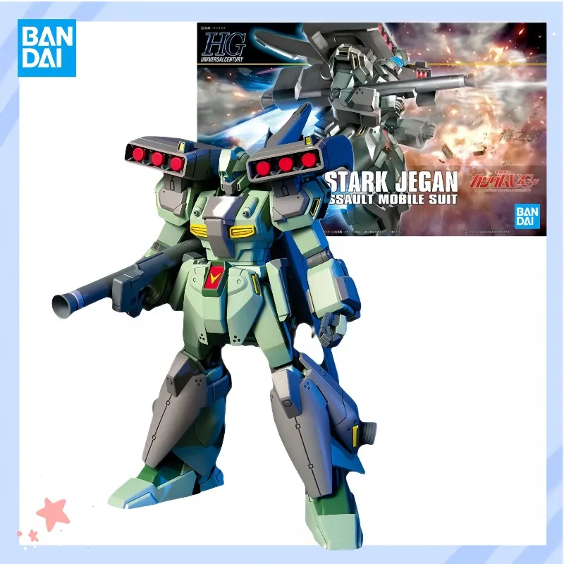 

【In Stock】Bandai Original Model HGUC 104 1/144 GUNDAM RGM-89S STARK JEGAN Action Figure Assembly Toys Gift Collection