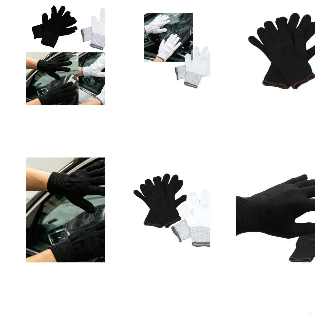 F1CF Extended Cuff Film Handling Gloves for Tint and Wrap Shop Jobs
