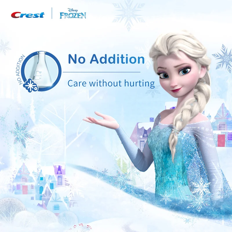 Crest Children Toothpaste Anti-cavity Tooth Paste Food Grade Sweet Fruit Flavor Deep Clean Oral Care Low fluoride for Kids 2+