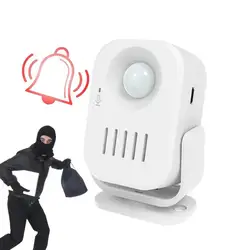 Wireless Doorbell Door Sensor Chime Entry Alert Chime Infrared Motion Sensor Welcome Alarm for Home Shop Business Store