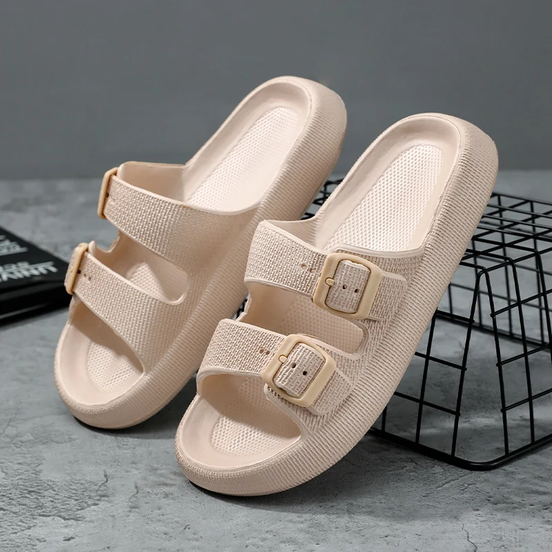 Outdoor-Hausschuhe für Damen und Herren im Sommer, neue lässige Mode, einfache, rutschfeste Outdoor-Strandsandalen und Hausschuhe mit weicher Sohle – Detail 2