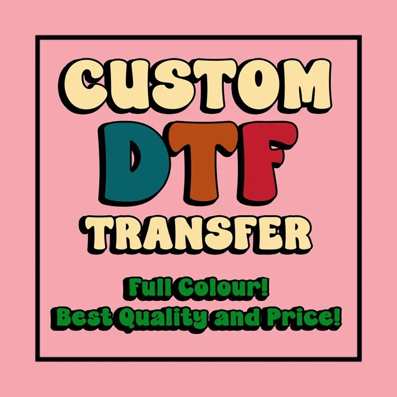 Custom Picture Sticker Iron on Decals Vinyl Sticker Heat Transfer Printings for Clothes Applique Thermal T-shirt Patches