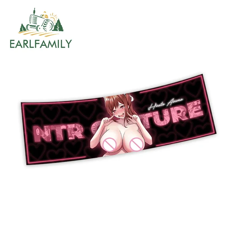 EARLFAMILY 13 سنتيمتر ل NTR ثقافة الصفع NSFW ملصقات السيارات واقية من الشمس شخصية الشارات خدش واقية الوفير قافلة سيارة السلع #2
