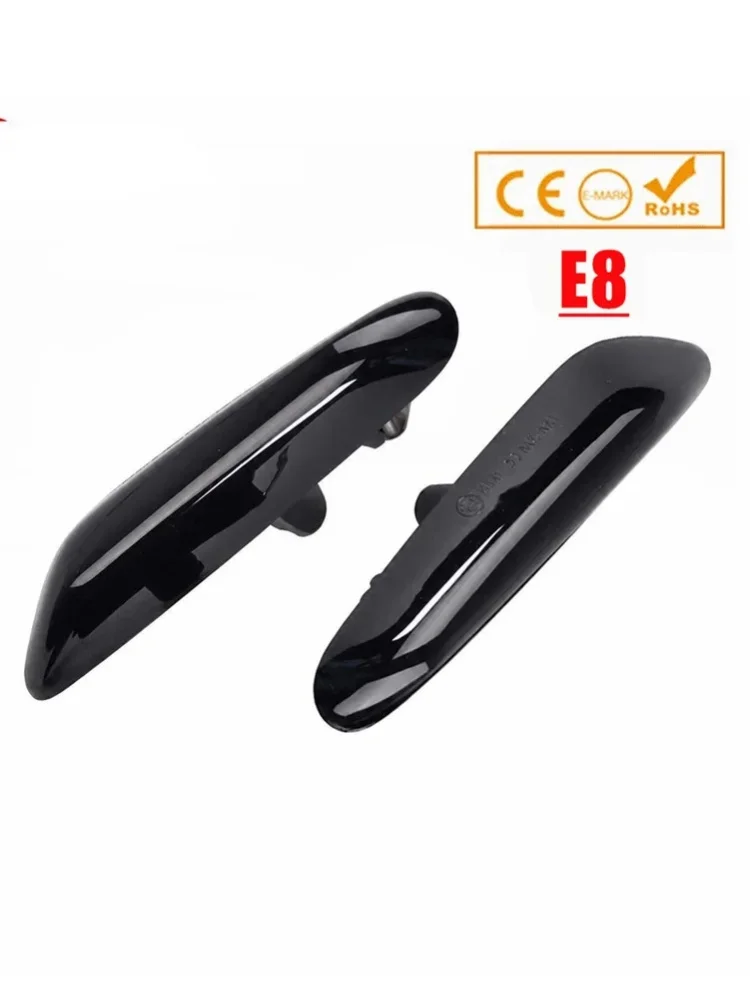 Pokrywa obudowy bocznych kierunkowskazów LED z sekwencyjnym miganiem do BMW E60 E61 E90 E91 E87 E81 E83 E84 E88 E92 E93 E82 E46 serii 1 3 5 — 2