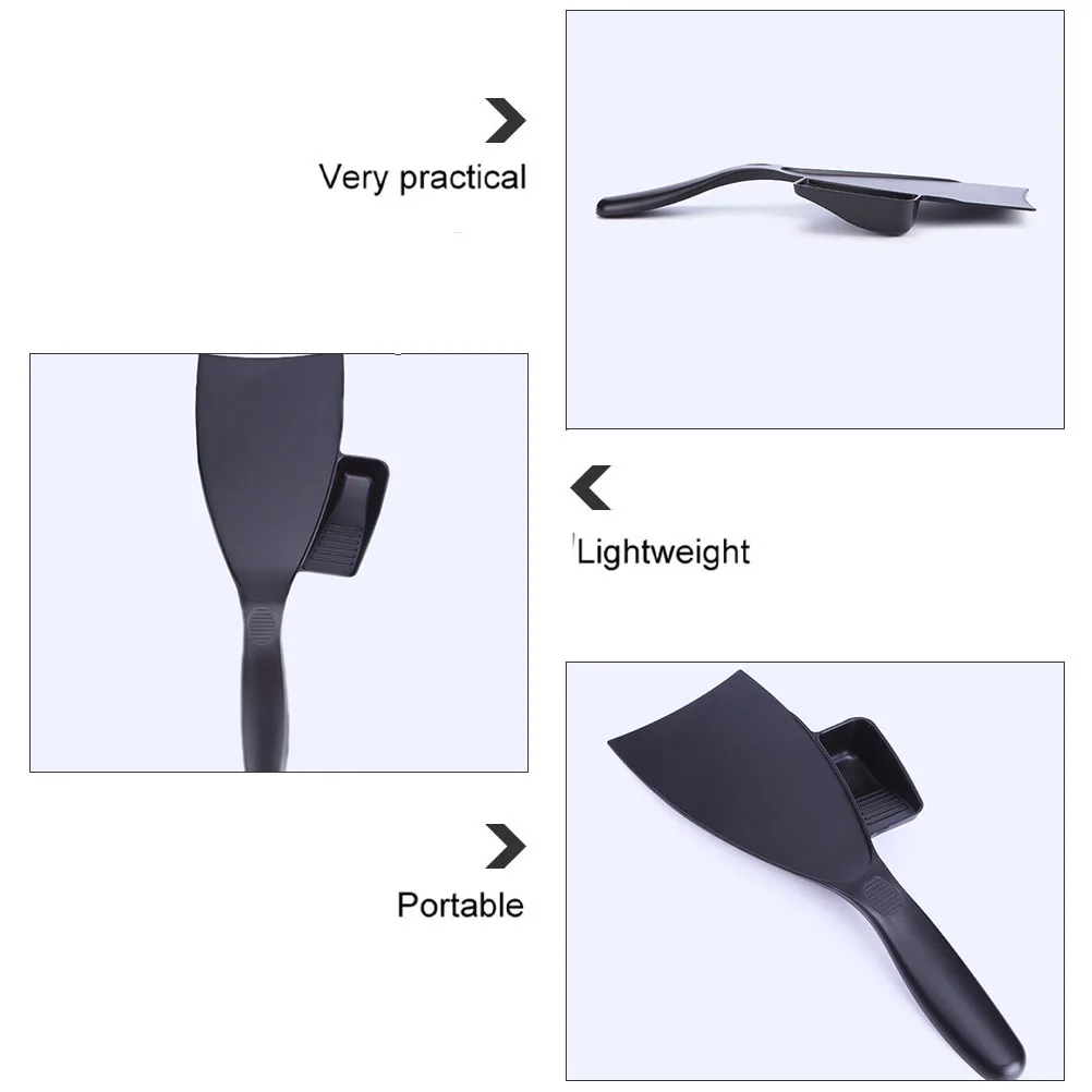 

2pcs Board Coloring Paddle Salon Tools Hair Coloring Board ABS Material Highlighting Accessory Wide Uses Hair Painting