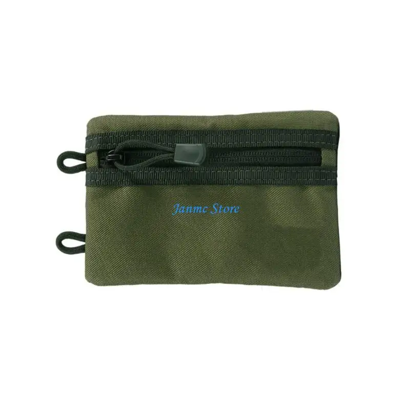 LX0C Small Wallet Key Card Holder Small Travel Waist Bag Camping