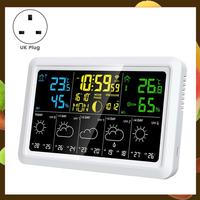 WIFI Multifunction Tuya Weather Station Air Quality Temperature Humidity Meter Moon Phase Air Pressure Weather Clock-Retail