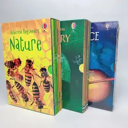 10 Books/Set Paperback Usborne Beginners Science Children Interesting Science Book Kids Students English Reading Picture Book