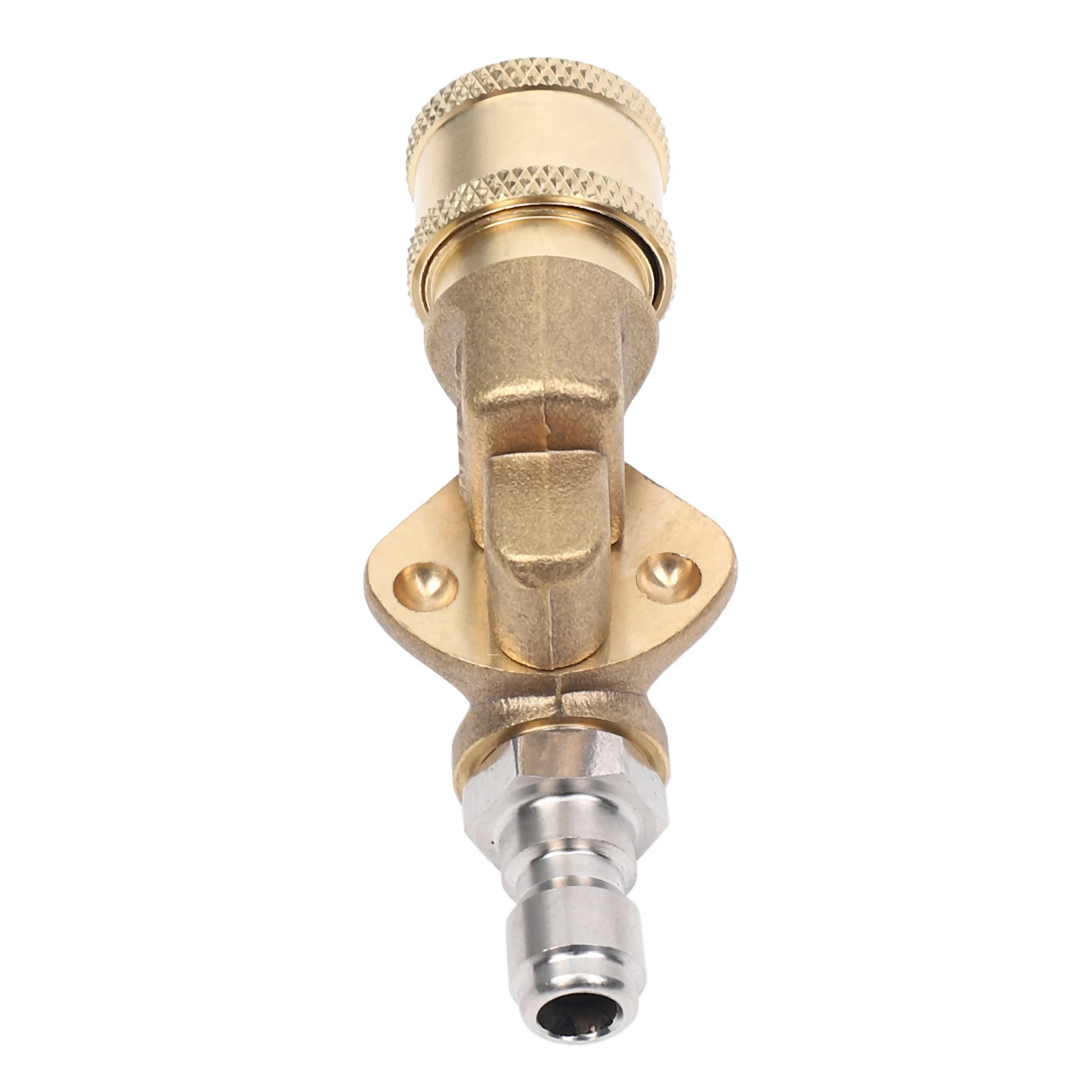

ABJI-2X Quick Connecting Pivoting Coupler 180 Degree With 5 Angles And Safety Lock For Pressure Washer Spray Nozzle