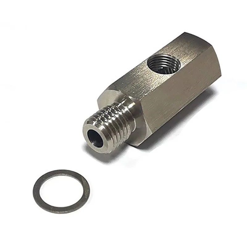 Hot selling auto parts M12 tee to 1/8NPT oil pressure sensor adapter adapter adapter