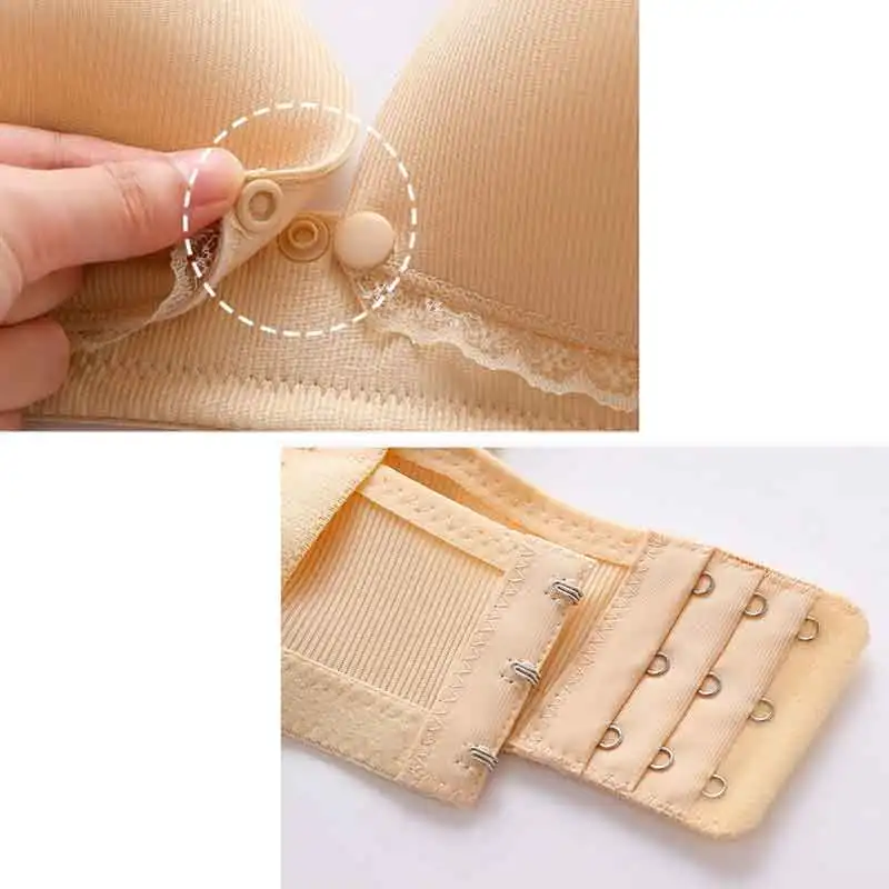 Women Pregnancy Nursing Bra Push Up Breast Feeding Maternity Bras Clothes for Pregnant Lady Solid Color Breastfeeding Underwear