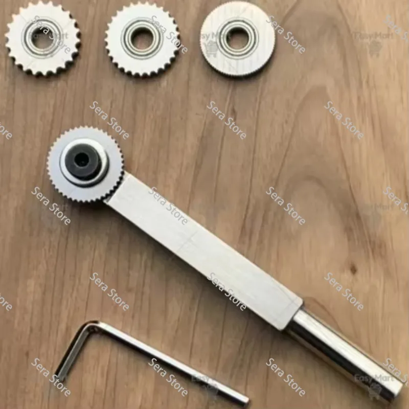 Texture Woodturning Tool Thread Spiral Turning Tools Texturing and Spiralling System Wheel Cutter Woodturning Accessaries