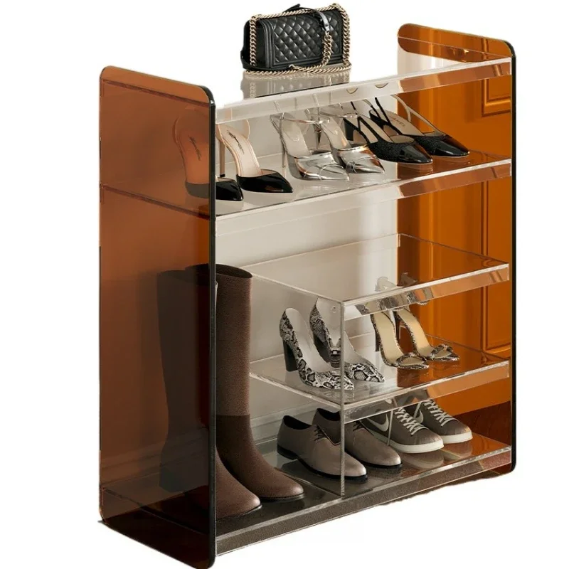 Household door multi-layer indoor simple shoe cabinet