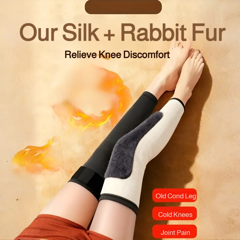 واقيات الساق والركبة للخريف والشتاء للرجال والنساء للحفاظ على دفء الركبتين خصيصًا مع الأرجل الباردة و #2
