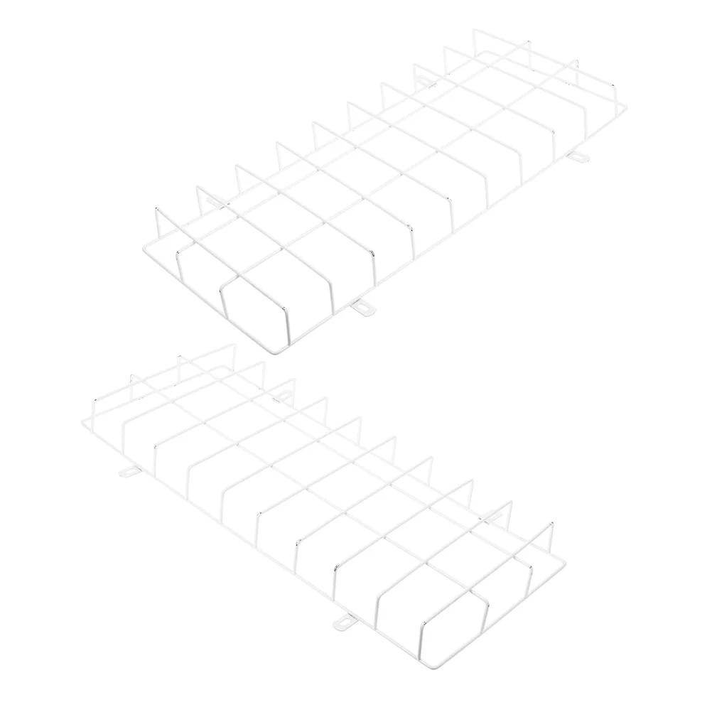 Grille de protection de panneaux d'éclairage d'urgence, couvercle en métal de sortie, indicateur de remplacement, protection de fil blanc, 4000X1750X320CM, 2 pièces