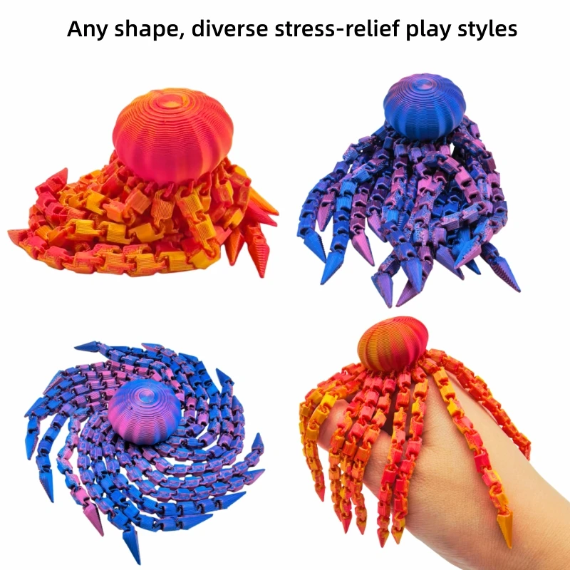 3/5 Pcs Jellyfish Model, Realistic Tentacles, Home, Office, and Store Decoration, Birthday and Various Holiday Gifts.